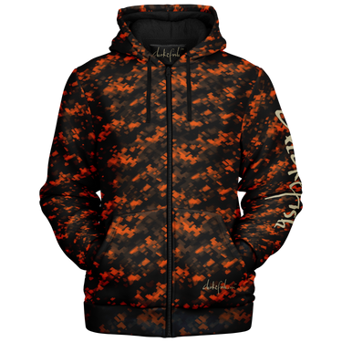 Chokefish™ Microfleece Zip-Up Hoodie Camouflage-014B